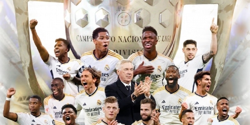 Los Blancos thống trị bóng đá Tây Ban Nha với hàng loạt danh hiệu